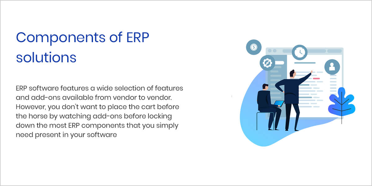 Components of ERP solutions