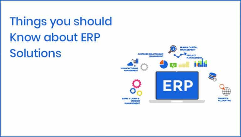 Things you should know about ERP solutions